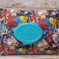 Little Mermaid Pampers Wipes Cover 