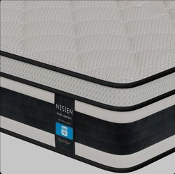 10” Gel Memory Foam Hybrid Mattress – Like New