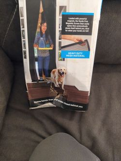 Magnetic screen door