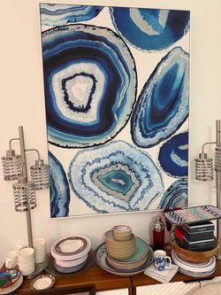 Canvas Contemporary print 58 high x 40 inch