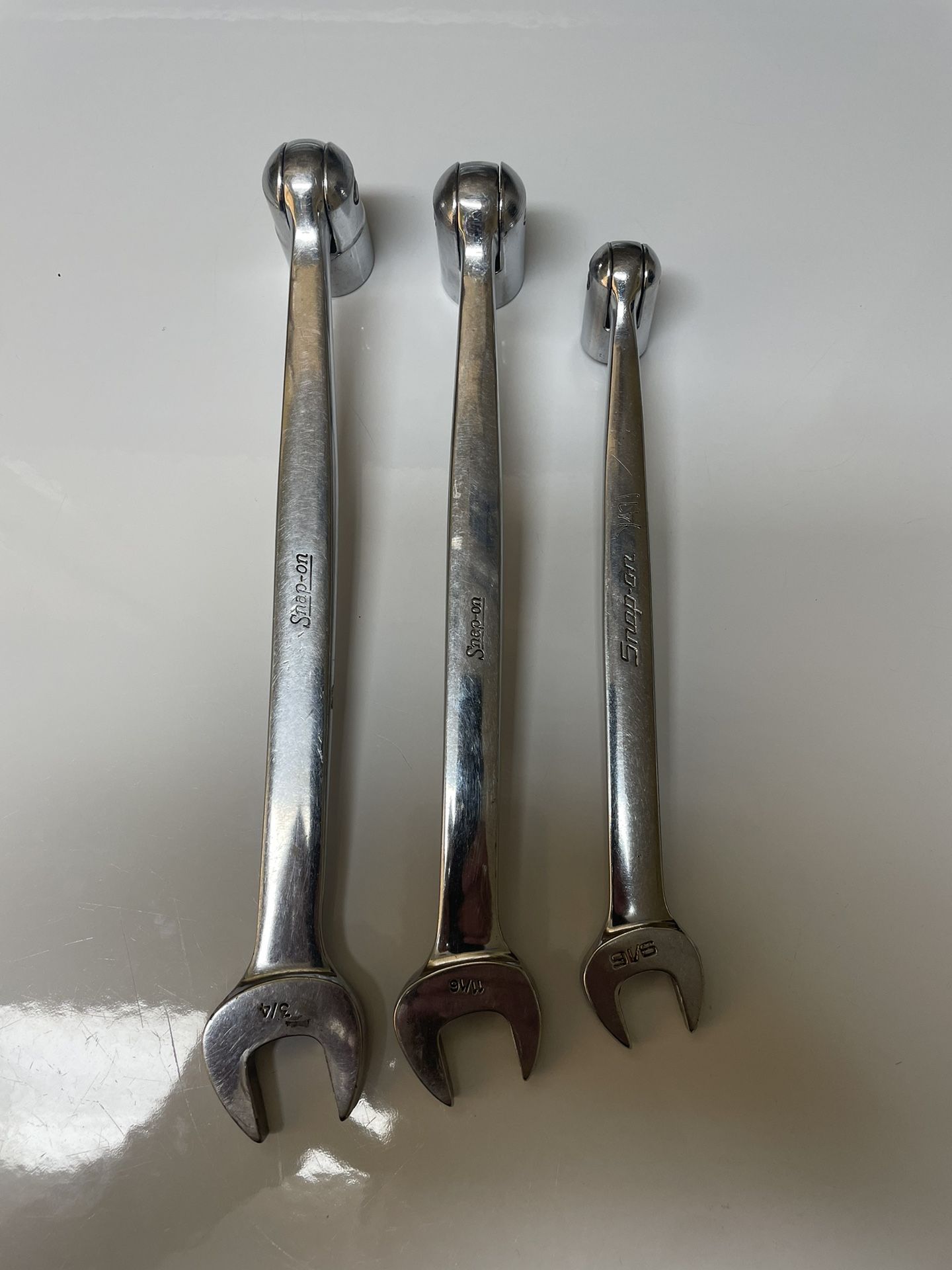 Snap-On Open End /Flex Head Wrench Set Of 3