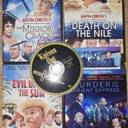 Agatha Christie LOT Murder Orient Express [Blu-ray/DVD/Digital] Nile/Mirror/Sun