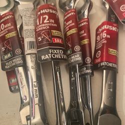 HUSKY RATCHETING WRENCHES 