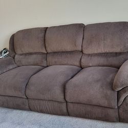 Brown Reclinable Couches 