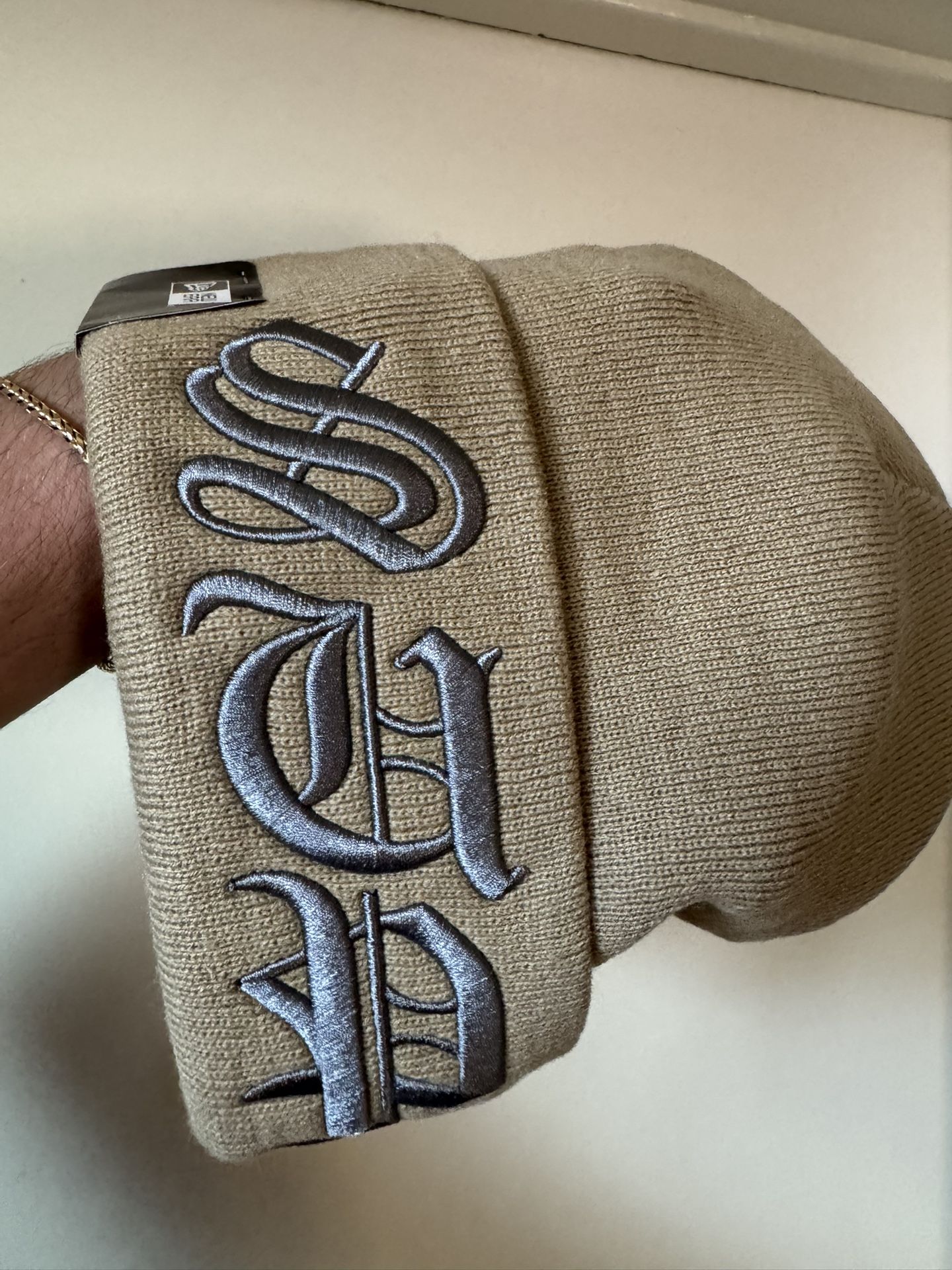 Supreme Old English New Era Beanie