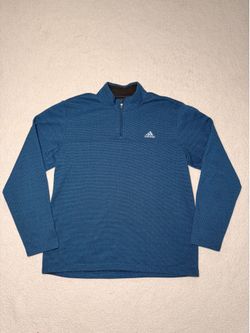 Adidas Mock Neck 1/4 Zip Men’s Pullover L