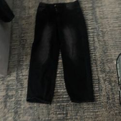Mens black vintage jeans medium