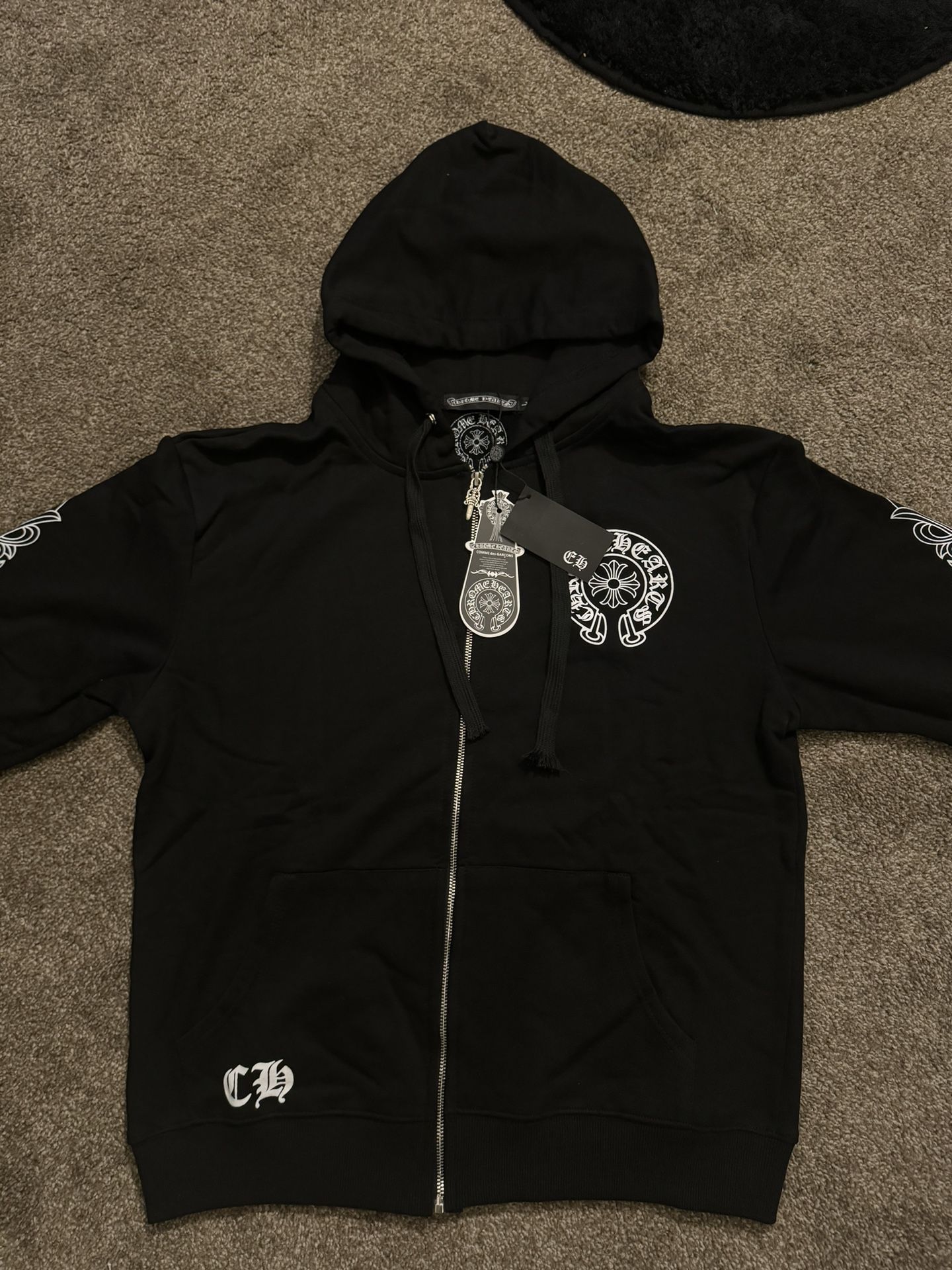 Chrome Hearts Zip Up Hoodie Los Angeles Size L 
