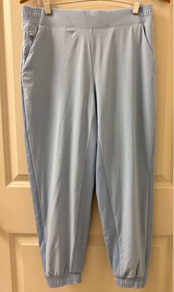 Athleta Pants 10 P Womens Brooklyn Lined Jogger Ankle Athletic Blue Travel