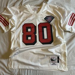 Authentic jerry rice throwback 49ers jersey size 48(xl) 