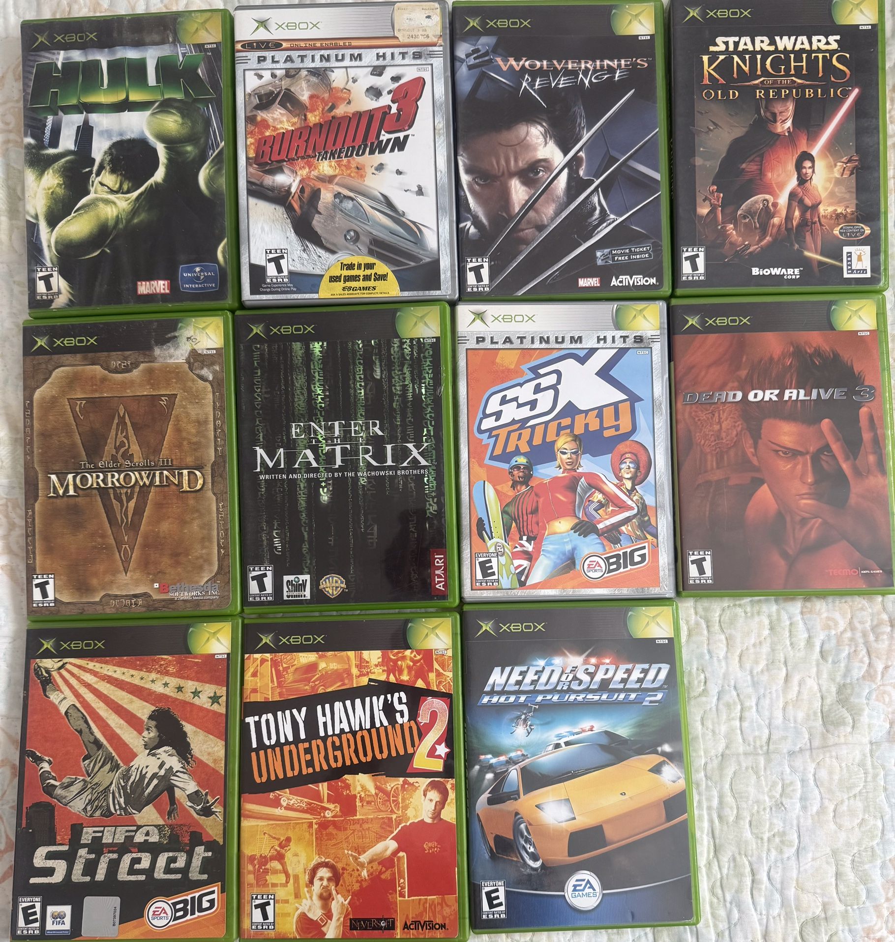 Original Xbox Games