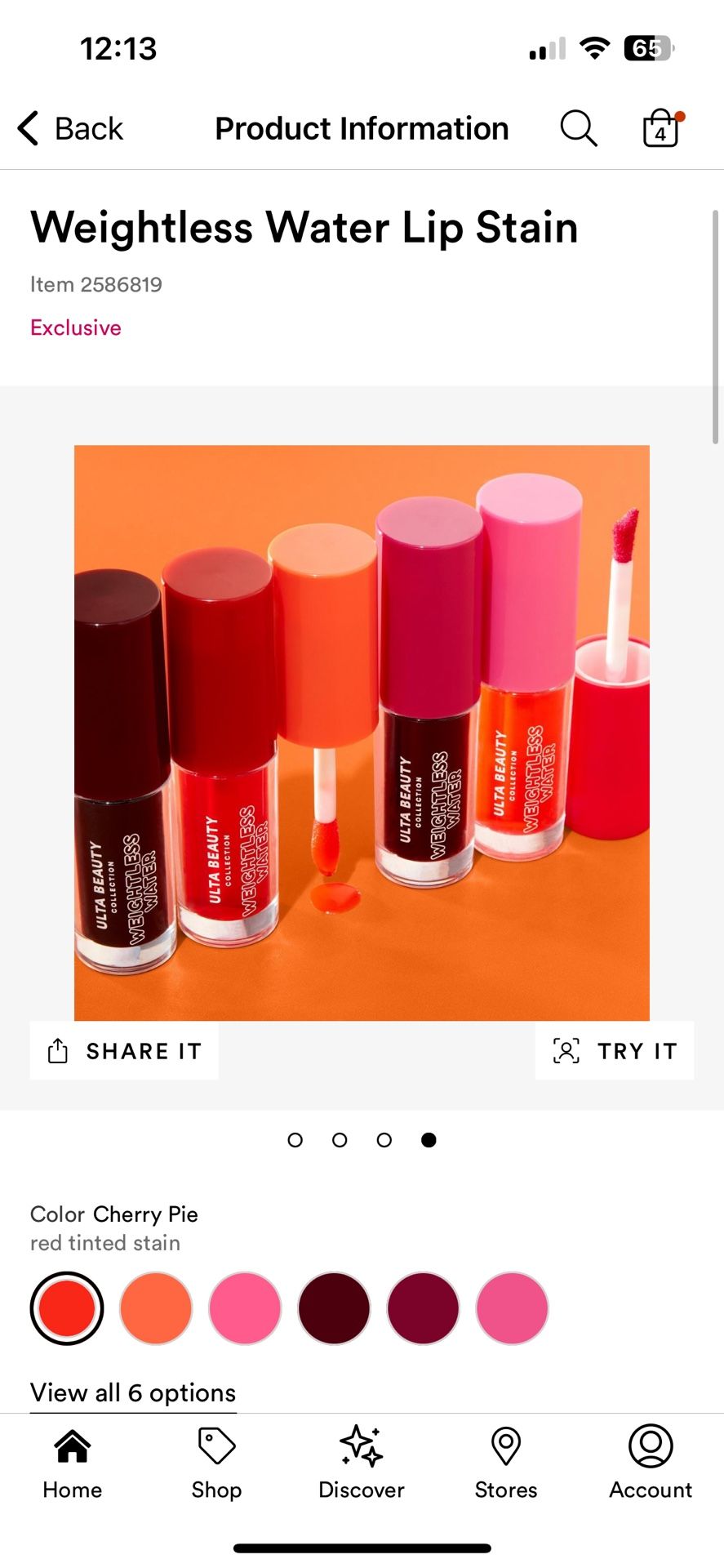 Weightless Water Lip Stain- Ulta Collection