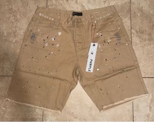 Purple Brand Paint Splatter Shorts Size 38