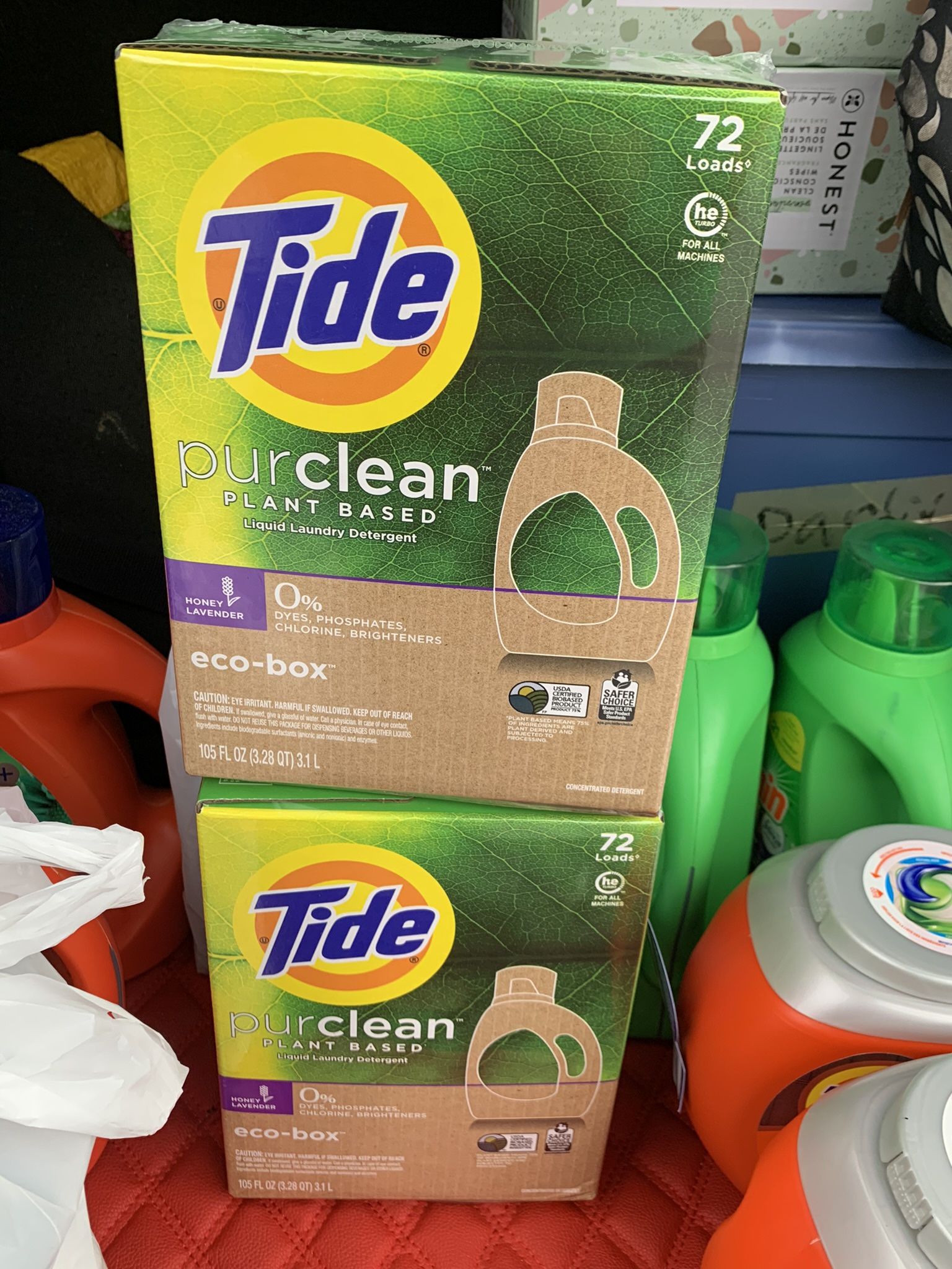 Tide Purclean Eco-Box 105oz 