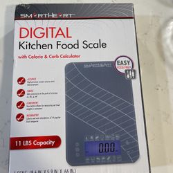 SmartHeart Digital Kitchen Food Scale 11LBS CAPACITY 