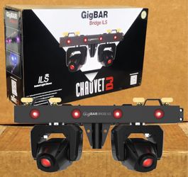Complete Dual Moving Head System LED Wash UV Blacklight GigBAR Bridge ILS Chauvet DJ 🚨 Payment Options Available 🚨 No Credit Needed 🚨