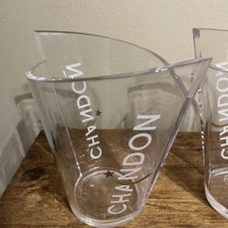Champagne Buckets Acrylic Maison Chandon 