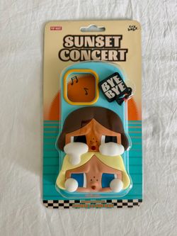 pop mart crybaby sunset concert series phone case iphone 15 pro max