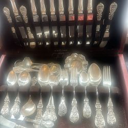 Reed & Barton FRANCIS I Sterling Silver Flatware 61 Pieces