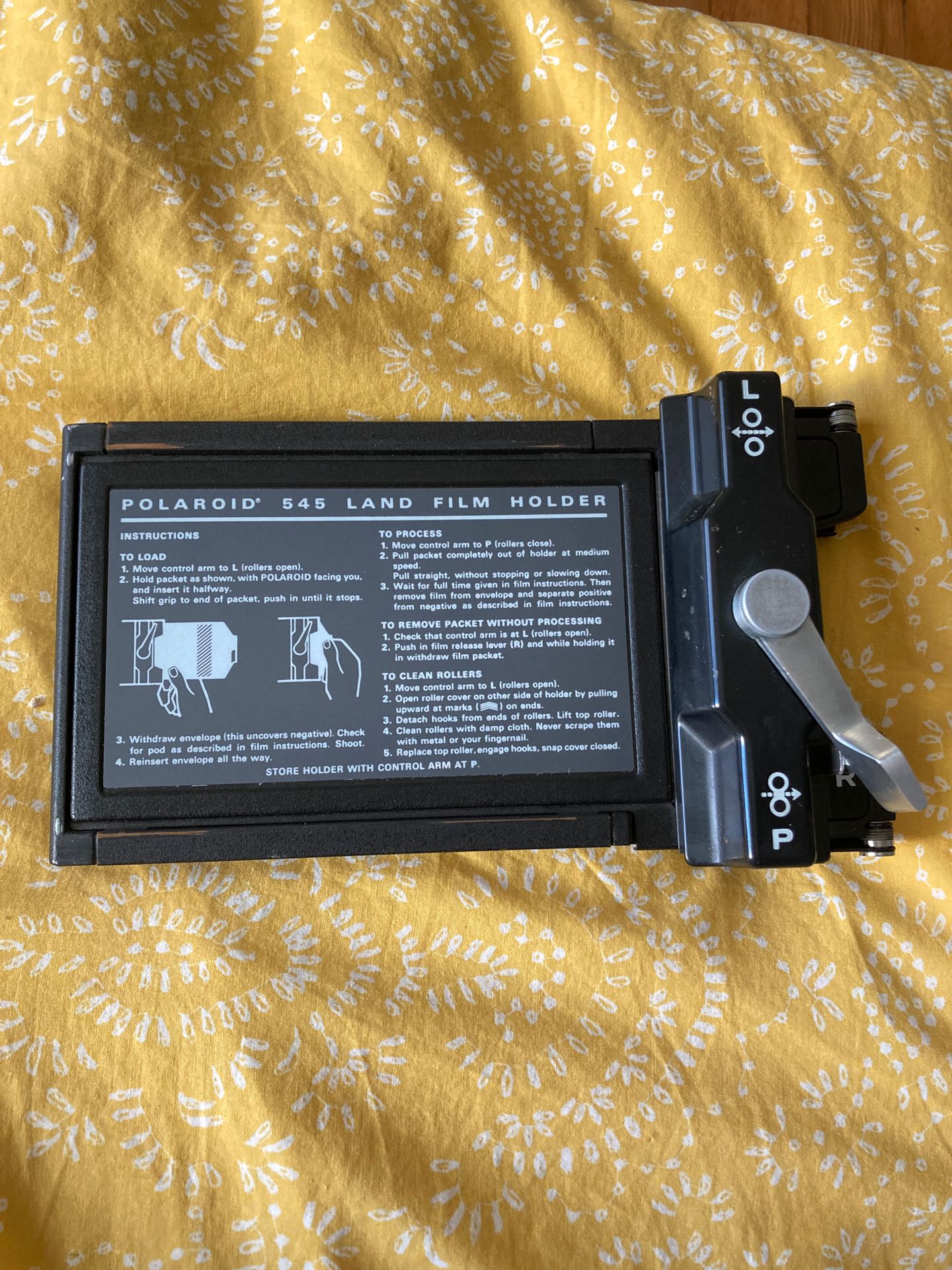 Polaroid 545 Film Holder for 4x5 large format camera