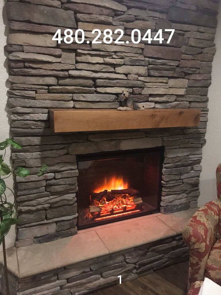 Fireplace Mantels / Floating shelves From