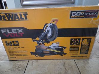 Dewalt 60v flexvolt 12" double bevel sliding miter saw