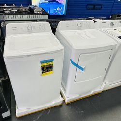 Frigidaire 4.1 Cu Top Load Washer+7.0cu Gas Dryer 