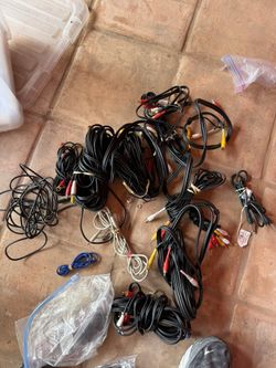 Audio Wires And Plugs