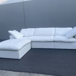 (NEW!!!) White Cloud Sectional Couch