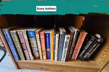 Scary Author Books - $1.00/ea