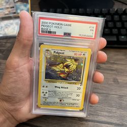 Pidgeot 14/130 Base Set 2 Holo PSA 1