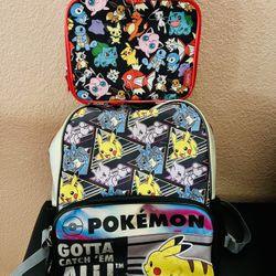 Pokémon Backpack + Lunch Box