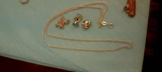 ONE 925 CHAIN AND  A  GOLD PLATED CHAIN