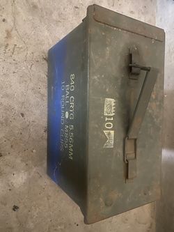 Ammo Box Rustic Tackle Tool Box Patina