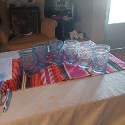 Kate Aspen Vtg. Textured Embossed 13Oz. Glasses