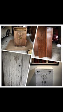 Antique Wardrobe and cabinet