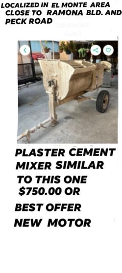 Plaster Cement Mixer