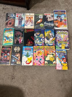 Vintage vhs tapes