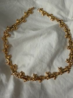 Gold Feline Necklace