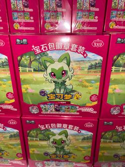 Pokemon TCG Gem Pack Badge Set (Chinese) (Gem 1, Gem 2, Gem 3)