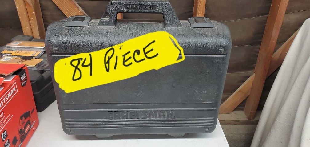 84 Piece Ratcheting Set Tool Kit Mechanics
