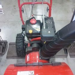 Brand new. 26 " Snow blower. Never used. 800 new.