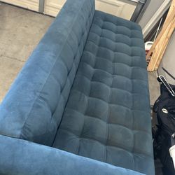 Suede Couch