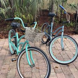 (2) 26” Beach Cruisers $100.00 BOTH, CASH. TEXT FOR PRICES