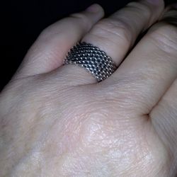 Tiffany's Mesh Ring Size 7.5/8