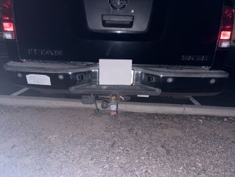 2008 Nissan titan rear bumper with sensors