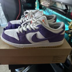 Nike Dunk Low Purple Suede