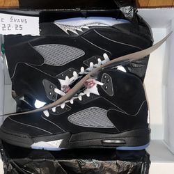 Jordan Retro 5 “Black Metallic Reimagined” Sizes 11.5, 13