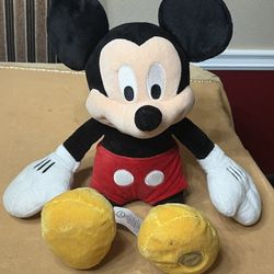 The Disney Store Mickey Mouse Stuffed Plush Animal Toy Doll 19" Tall