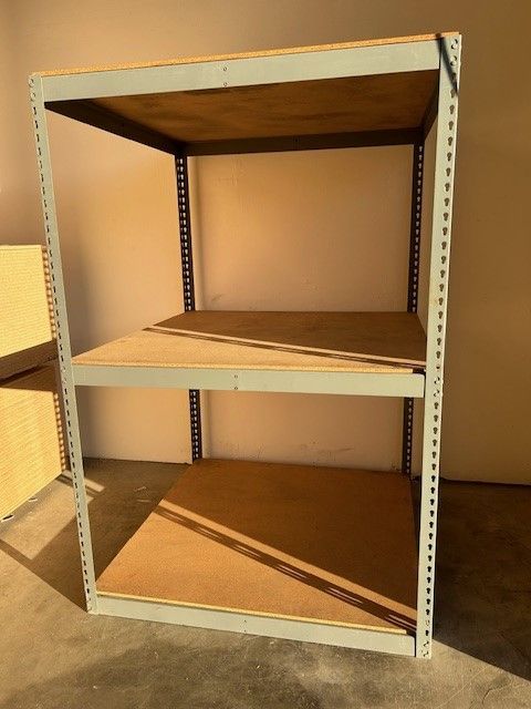 Industrial Racks 48 in W x 48 in D Used Heavy Duty 3 Tier Storage Shelving Stronger Than Homedepot Lowes And Costco Delivery Available